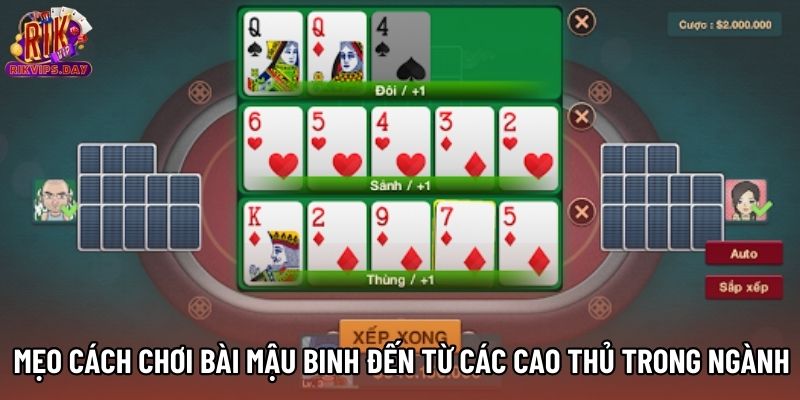 Mẹo cách chơi bài Mậu Binh đến từ các cao thủ trong ngành