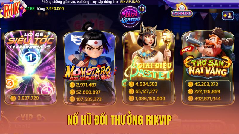 Nổ hũ đổi thưởng – Đa dạng chủ để với tỷ lệ RTP cao